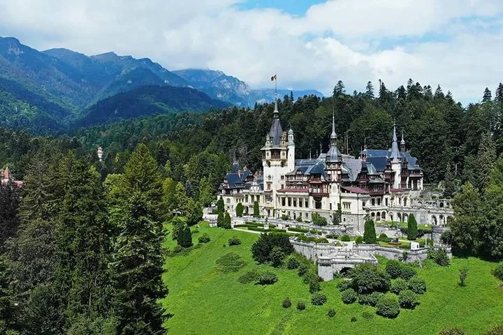 Peles Castle in Sinaia on a private Dracula's Castle tour from Bucharest