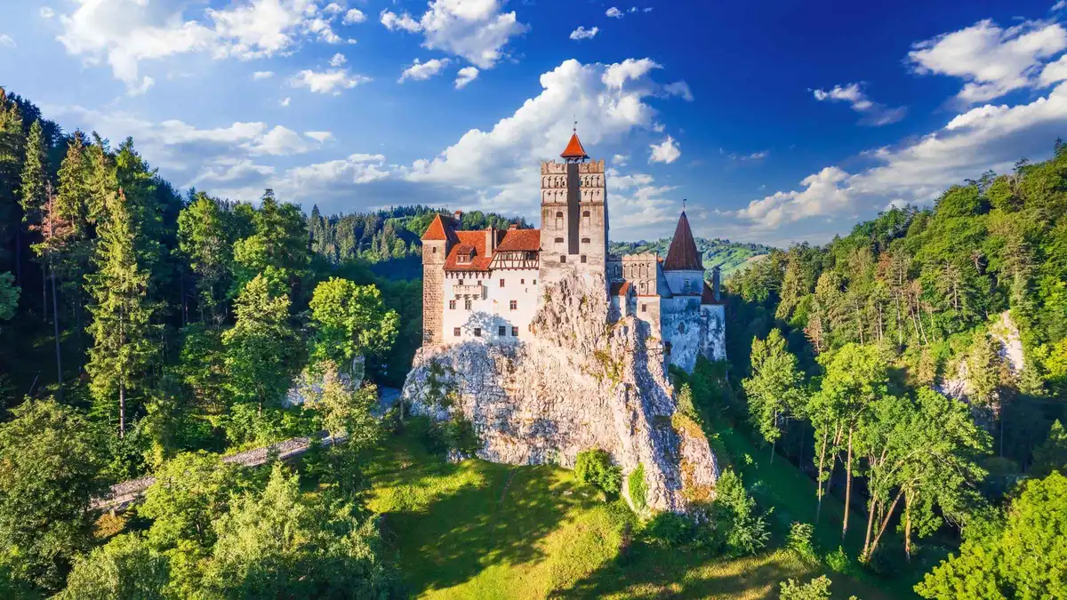 The Clock Tower of Sighisoara on a Dracula's Castle and birthplace tour