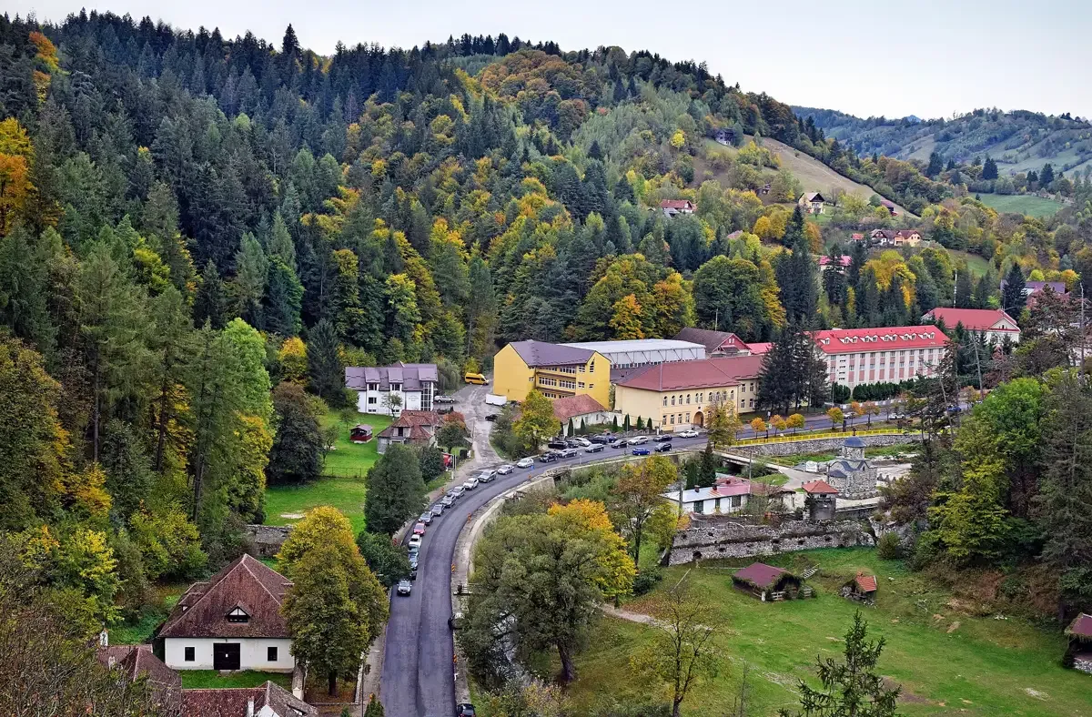 The village of Bran seen from a castle window, included in every Bran Castle ticket