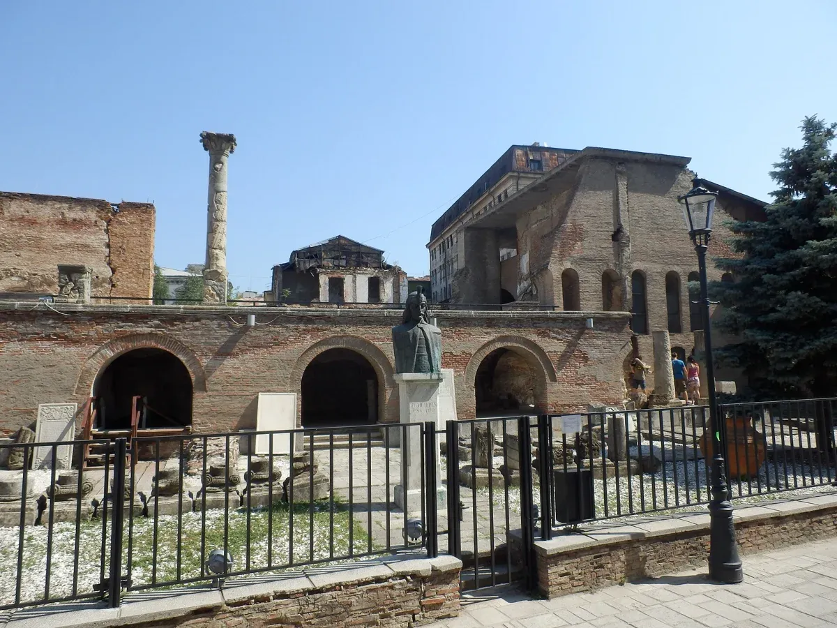 The Old Princely Court in Bucharest, another site from the time of Vlad, the builder of Poenari Castle