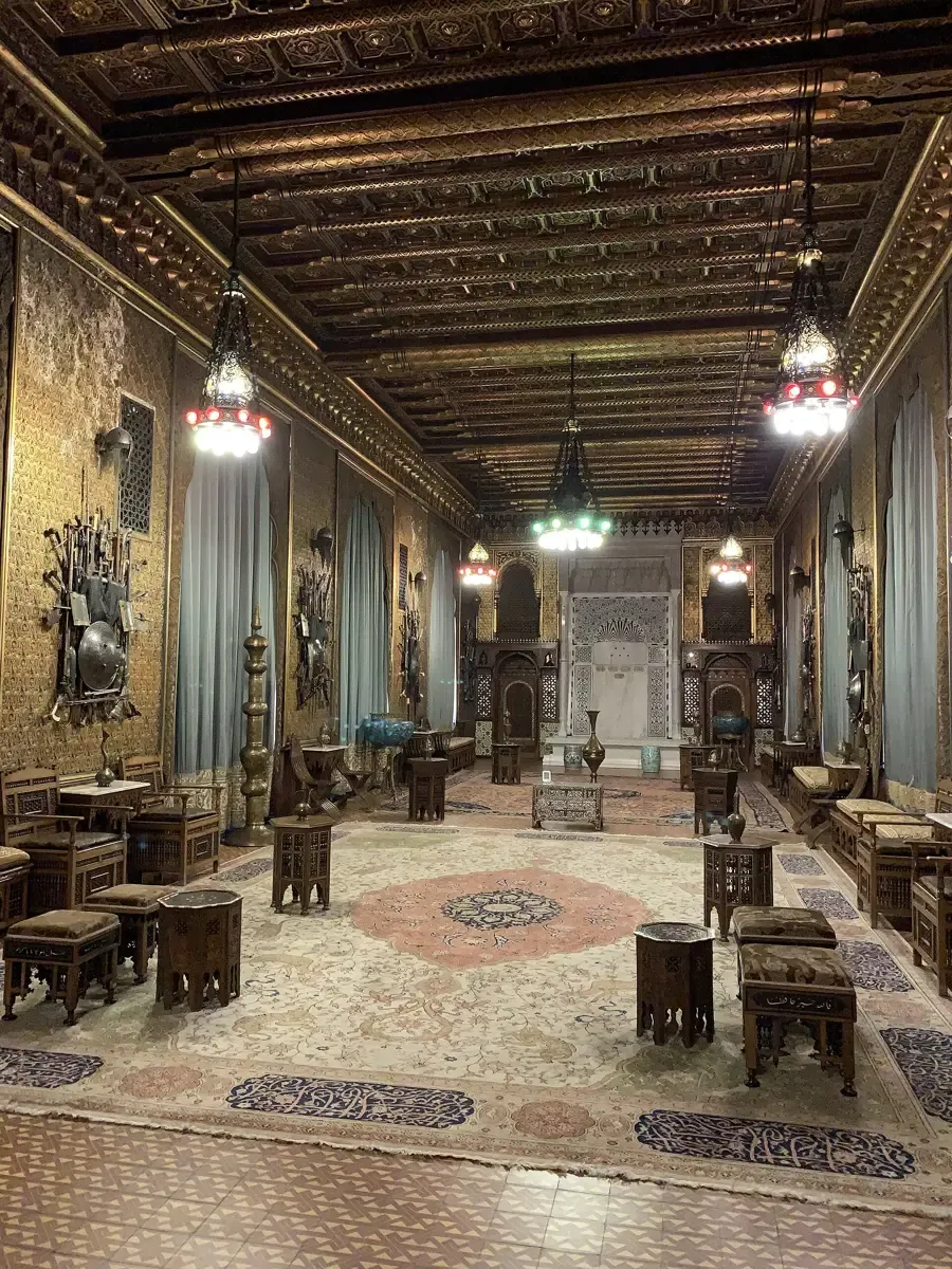 The Moorish Hall inside Peles Castle on a 3 castles tour from Bucharest